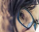 woman with glasses