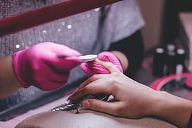 trimming the cuticles